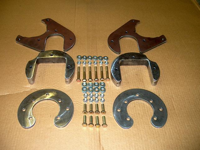 c10 rear caliper brackets with bolts